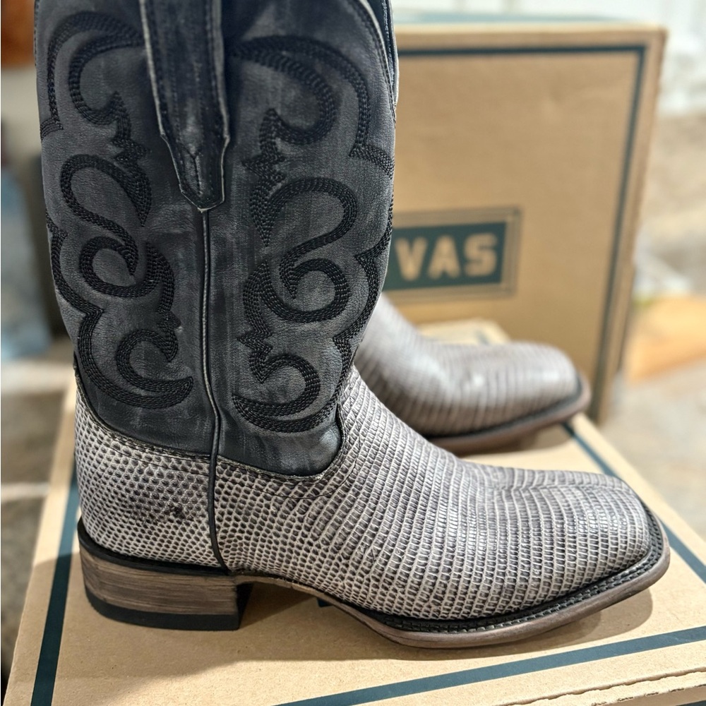 Laredo Black and Gray Western Boots
